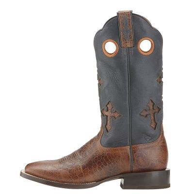 Ariat Western: Ranchero Botas Western Hombre - Marrones / Gris (CPNXB3809)